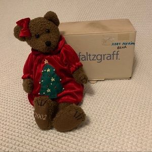 SALE Pfaltzgraff Christmas Heritage Bear 2002 MIB